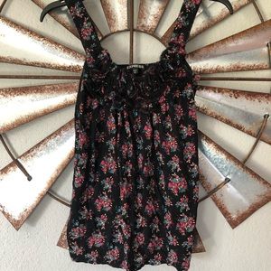 Flower Print Tank Top